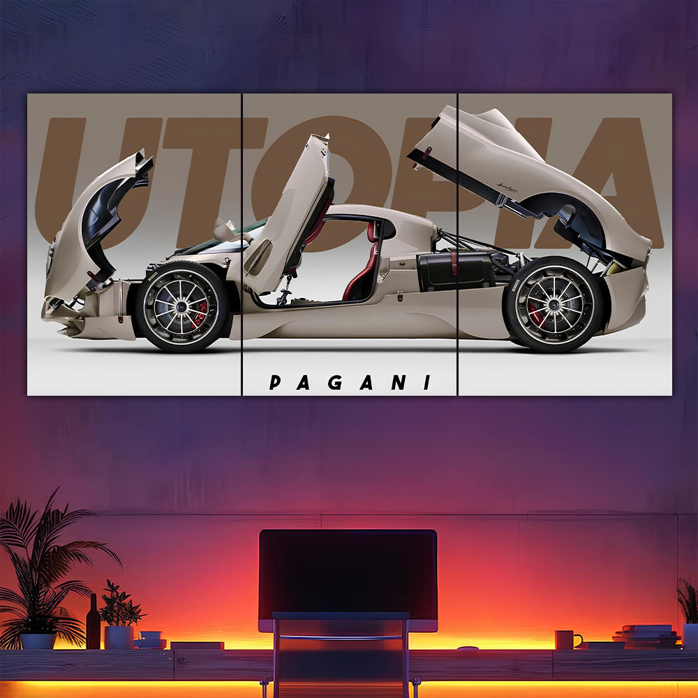 Pagani Utopia Split Poster