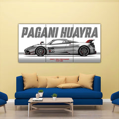 Pagani Huayra Split Poster