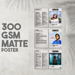 Lovely - Billie Eilish and Khalid Split Posters