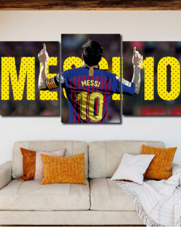 Messi Barcelona Celebration Split Design