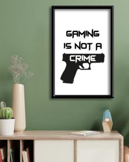 Gaming Is Not A Crime Frame