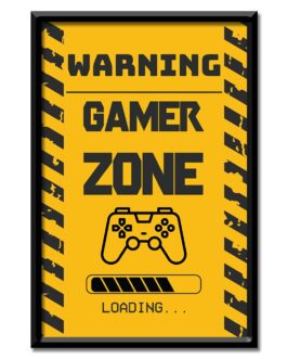 Warning Gamer Zone
