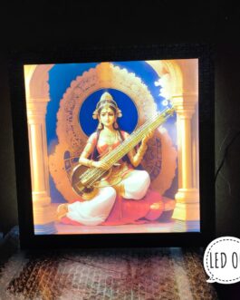 Saraswati Maa LED Frame