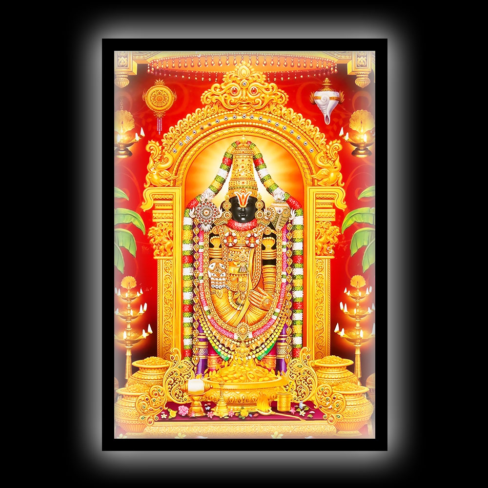 Tirupati Balaji LED Frame