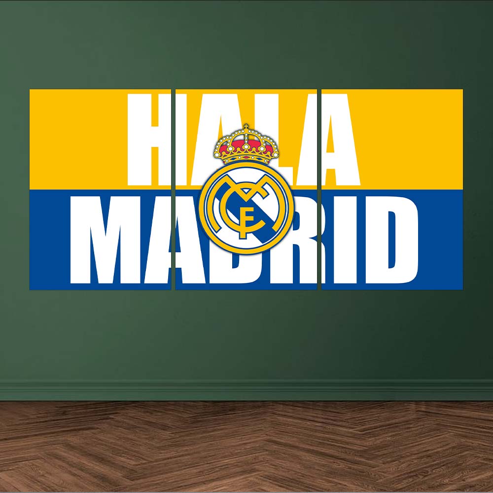 Real Madrid Flag Split Design