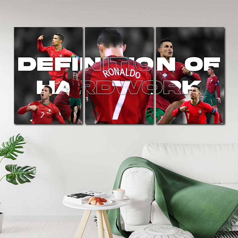 Ronaldo Defination Of Hard Work Split Design