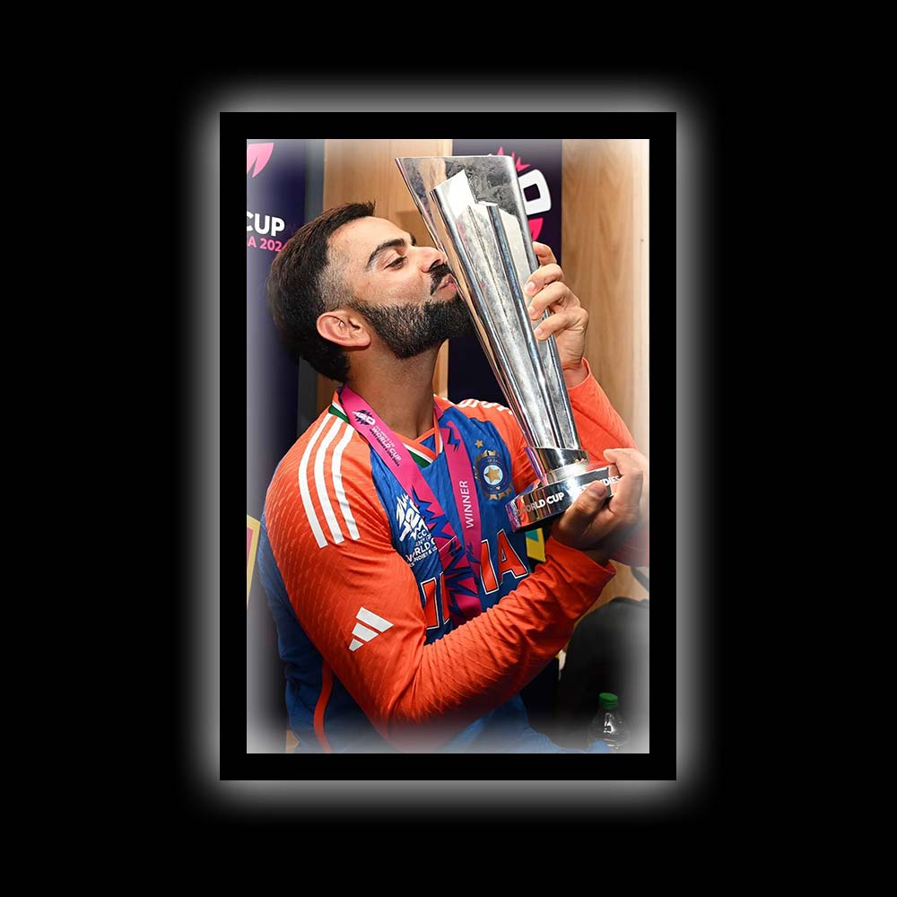 Virat World Cup LED Frame