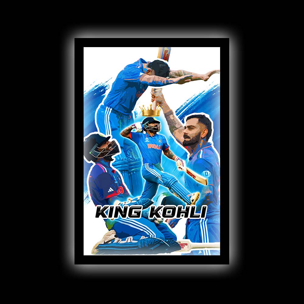 King Kohli LED Frame