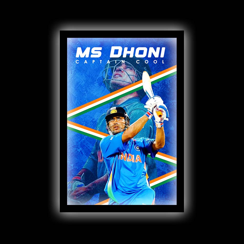 MS Dhoni LED Frame