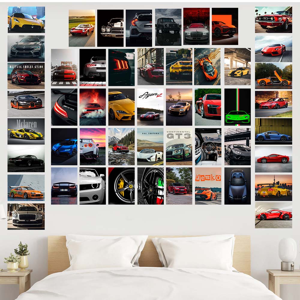 Supercars A5,A4 Collage Kit