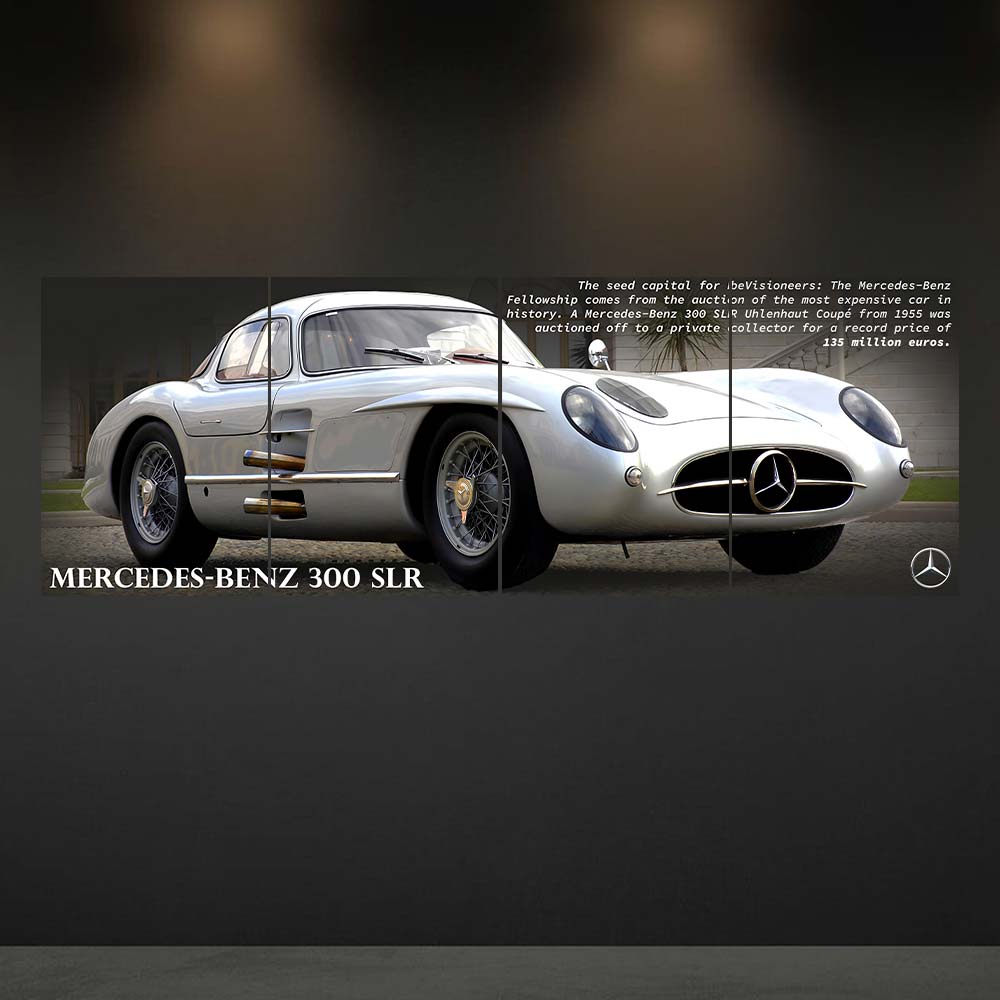 Most Expensive Car Mercedes-Benz 300 SLR Split Design