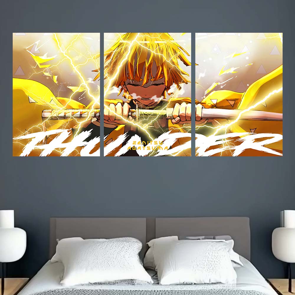 Zenitsu Thunder Breathing Split Design