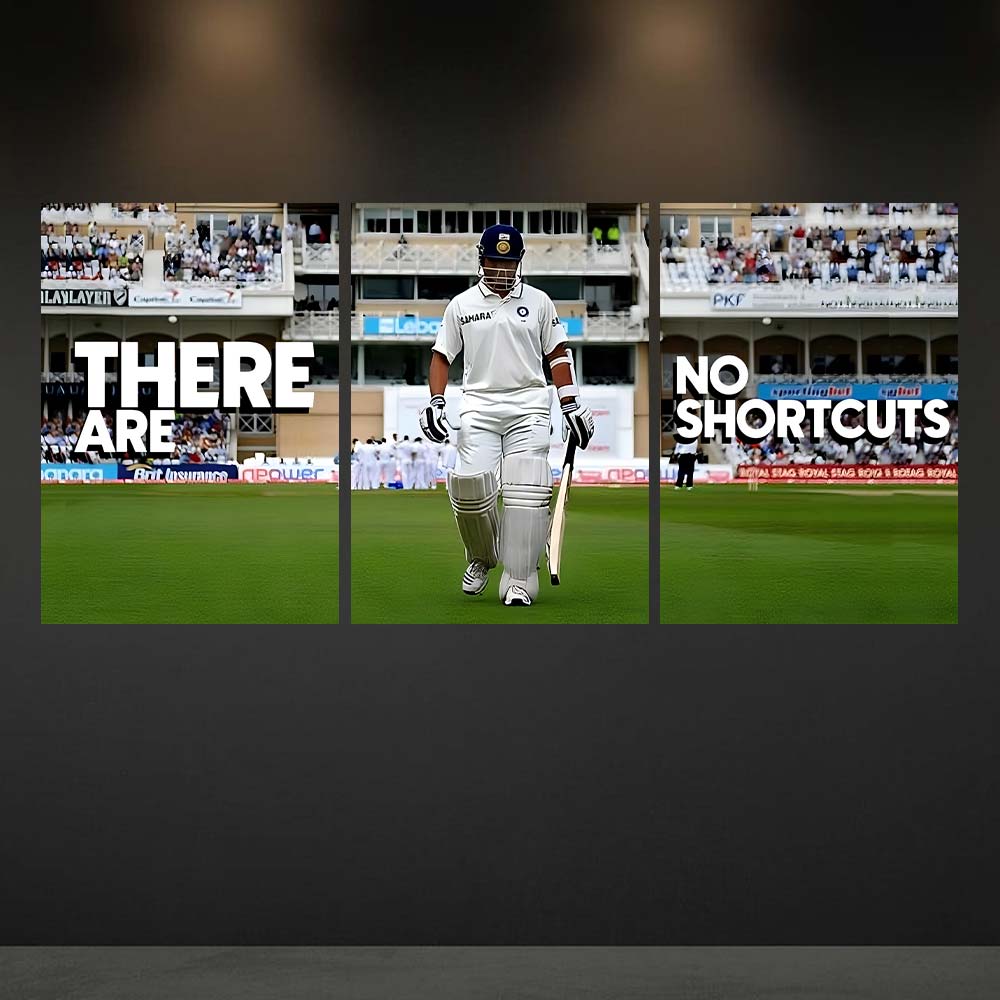 Sachin “There Are No Shortcuts” Split Design