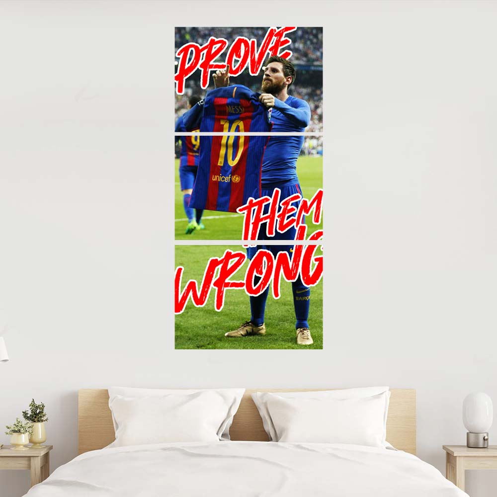 Messi Prove Them Wrong Split Design