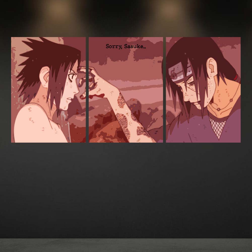 Sorry Sasuke Split Design