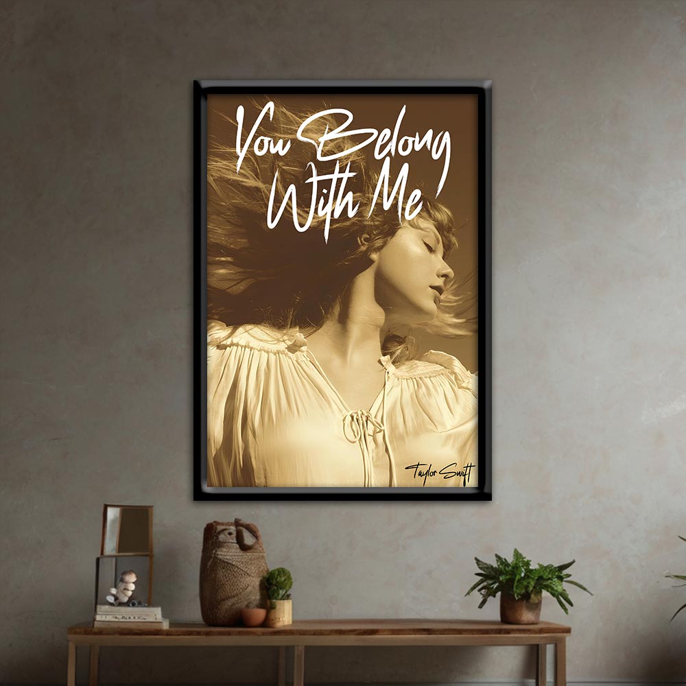 You Belong With Me Poster