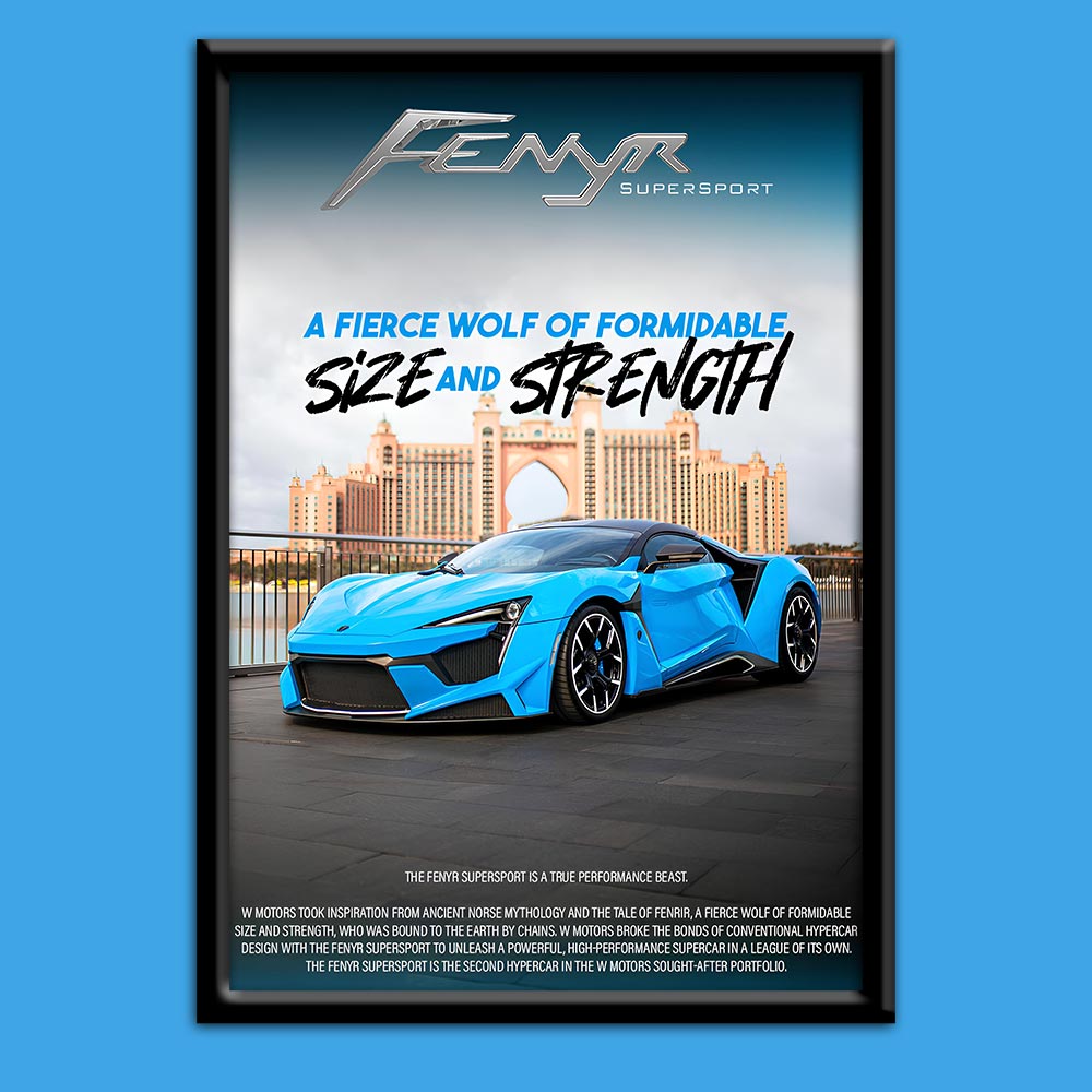 W-Motors Fenyr SuperSport Poster