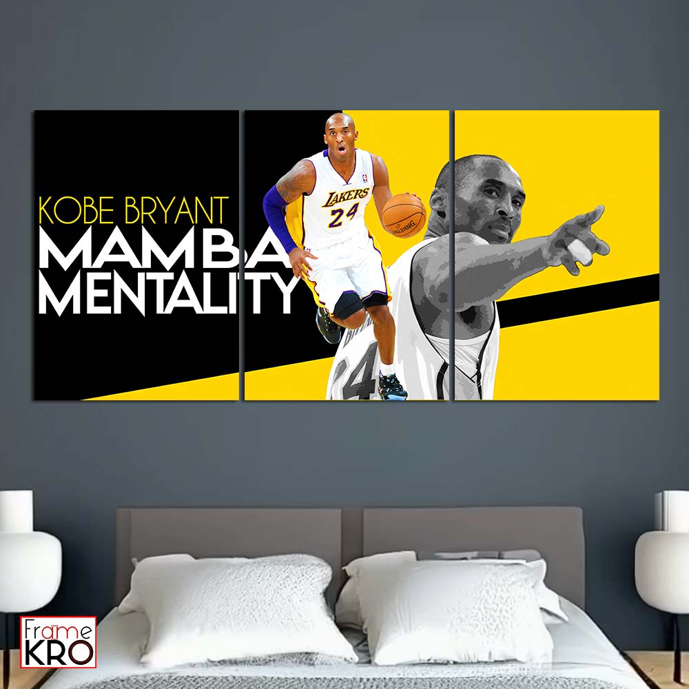 Mamba Mentality Split Poster