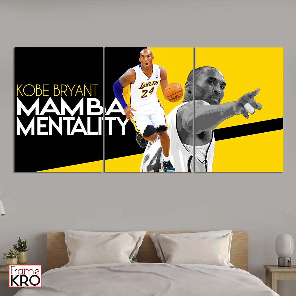 Mamba Mentality Split Poster