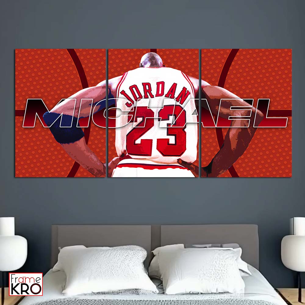 MJ 23 Split Poster