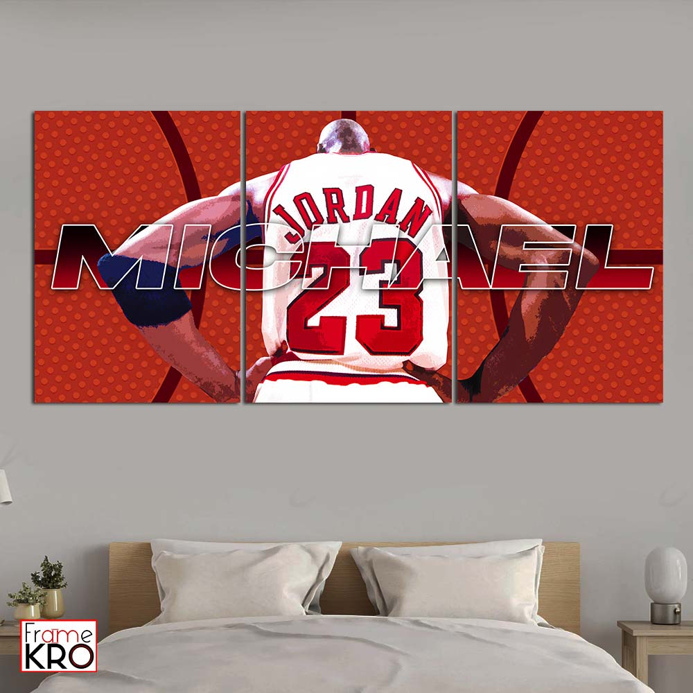 MJ 23 Split Poster