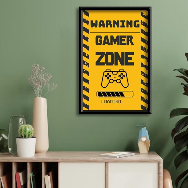 Warning Gamer Zone